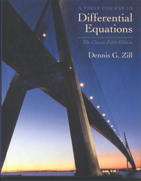 Differential equations textbook. A one semester first course on differential equations, aimed at engineering students. Prerequisite for the course is the basic calculus sequence. This free online book (e-book in webspeak) should be usable as a stand-alone textbook or as a companion to a course using another book such as Edwards and Penney, Differential Equations and … 