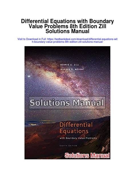 Differential equations zill 8e solutions manual. - Porsche 356 owners workshop manual 1948 1965.