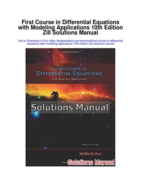Differential equations zill solutions manual 10e. - Komatsu d41e 6 d41p 6 dozer shop service repair manual.