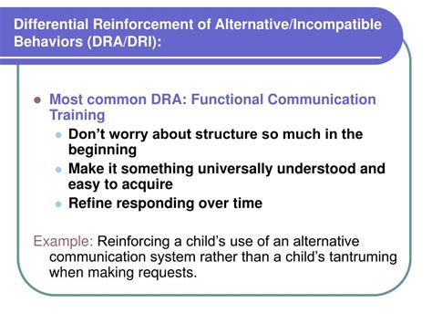 Differential reinforcement of alternative behavior examples lasopatronic
