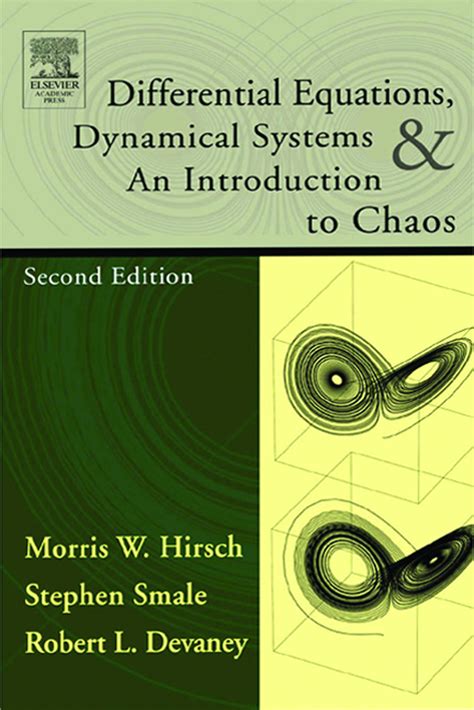 Full Download Differential Equations Dynamical Systems And An Introduction To Chaos By Morris W Hirsch