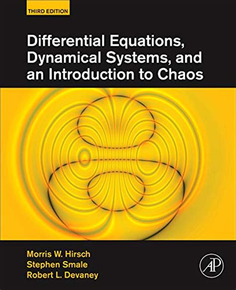 Full Download Differential Equations Dynamical Systems And An Introduction To Chaos By Morris W Hirsch