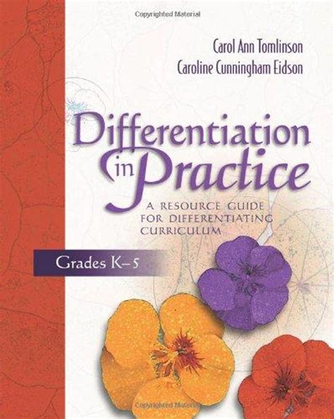 Differentiation in practice grades k 5 a resource guide for. - Free download 1999 chevy suburban manual.