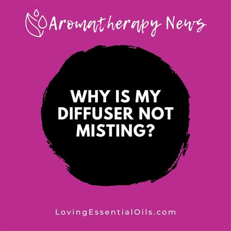 Diffuser beeps and turns off.  Aug 17, 2025 · Why is my essential oil diffuser not...