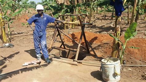 The drilling of an artesian well involves the digging of a hole with a drilling rig that drills through the rock down to a water seam in the water table. The .... 