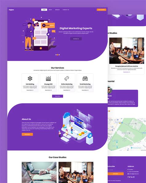 Digian Free Digital Marketing HTML Template