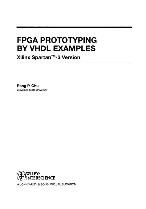 Digilent basys 3 examples.  Chu, FPGA Prototyping by VHDL Examples Chapter 3.  Readi...