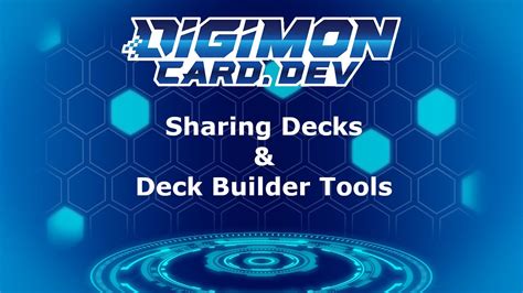 Digimon Card Game How To Share Decks and Use Deck Builder Tools YouTube