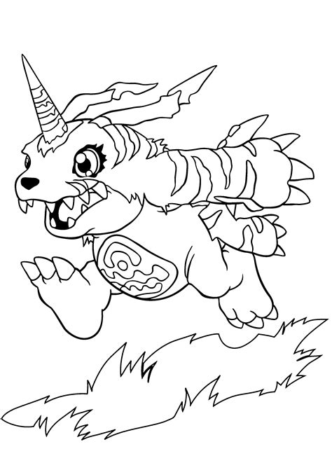 Digimon Coloring Pages
