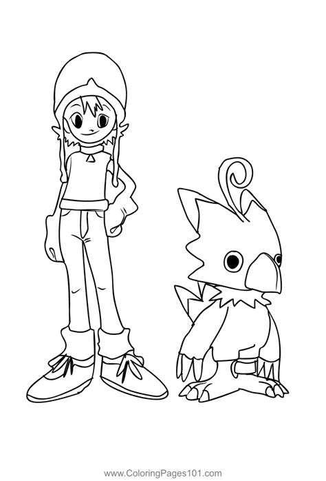 Digimon Coloring Pages Coloring Home