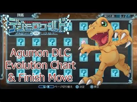 Digimon World: Next Order - Agumon DLC Evolution Chart ... - YouTube