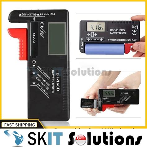 Digital Battery Tester AAA/AA/C/D/9Volt BT168D CON0189 Easy Use for