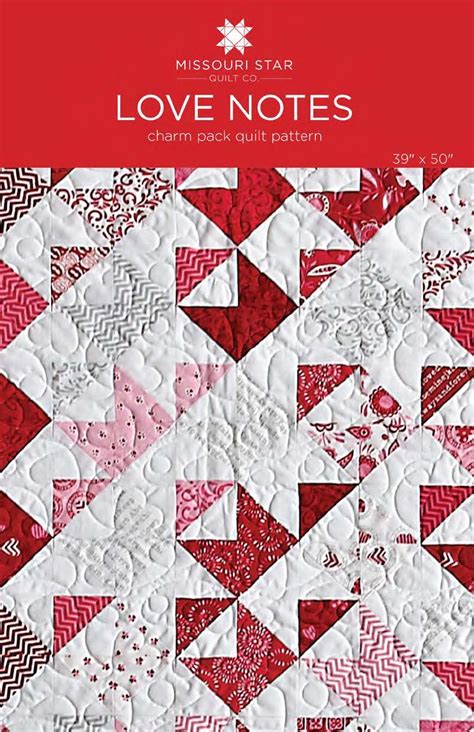 Digital Download Love Notes Quilt Pattern MSQC