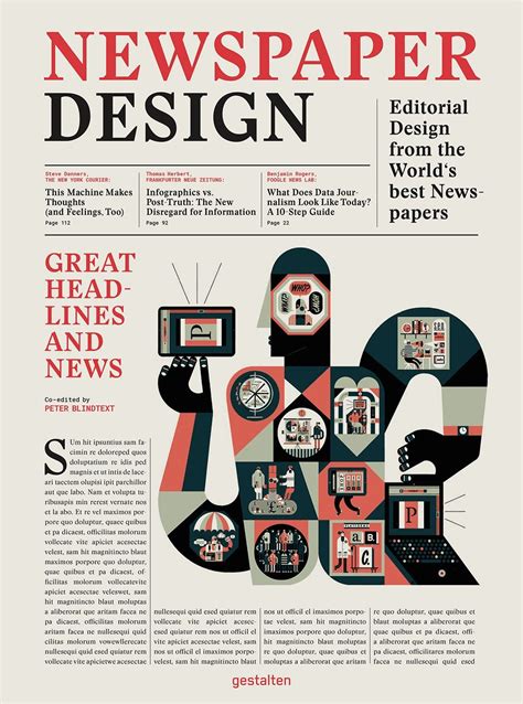 Digital Graphics Newspaper Front Page