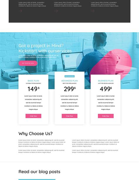 Digital Marketing PSD Landing Page Template Download in PSD