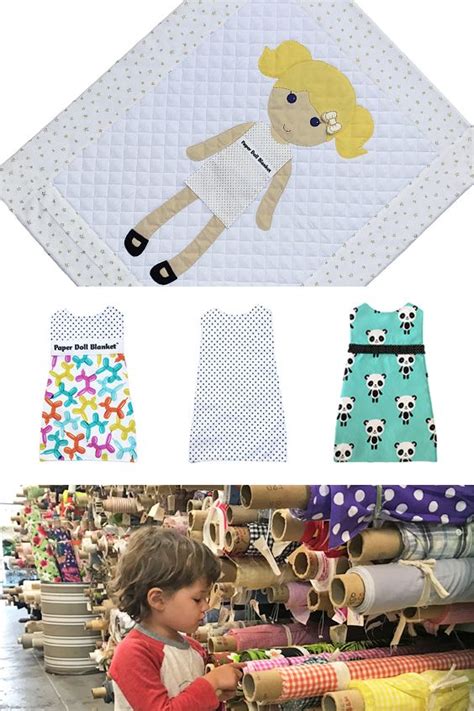 Digital Pattern Pdf Download Paper Doll Blanket Dress Pattern
