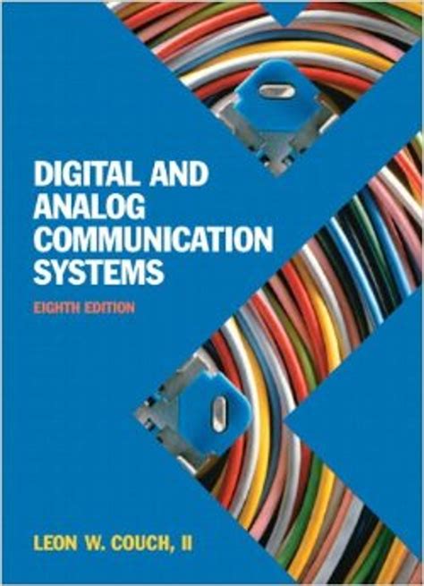 Digital analog communication systems 8th edition. - Data and computer communications 9th solution manual.
