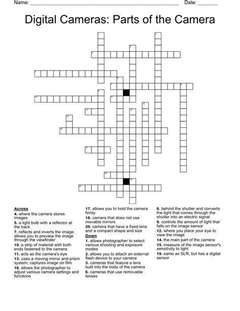 Digital camera insert crossword. Things To Know About Digital camera insert crossword. 
