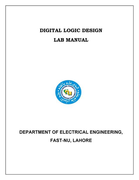 Digital circuit and logic design lab manual. - Lean six sigma mastery an advanced guide to lean six sigma.