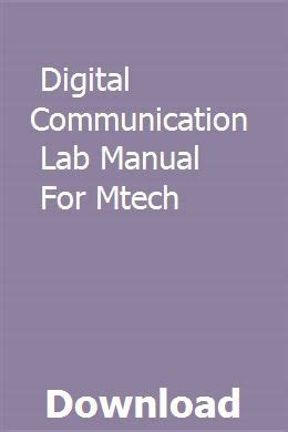 Digital communication lab manual for mtech. - Soziologische jurisprudenz und realistische theorien des rechts.