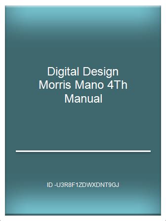 Digital design morris mano 4th manual. - Fixed income essentials bloomberg exam study guide.