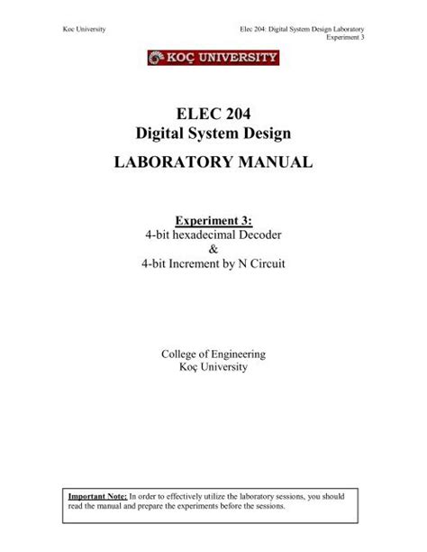 Digital electronic system design lab manual calicut university. - Troy bilt pony lawn tractor owners manual.
