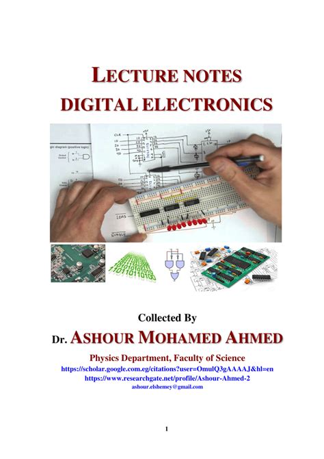 Digital electronics lecture notes. Digital electronics is a type of electronics that deals with ...
