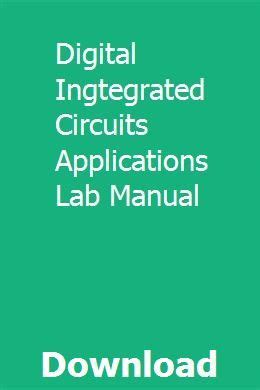 Digital ingtegrated circuits applications lab manual. - Unix system v release 4 device driver interface driver kernel interface reference manual for motorola processors.