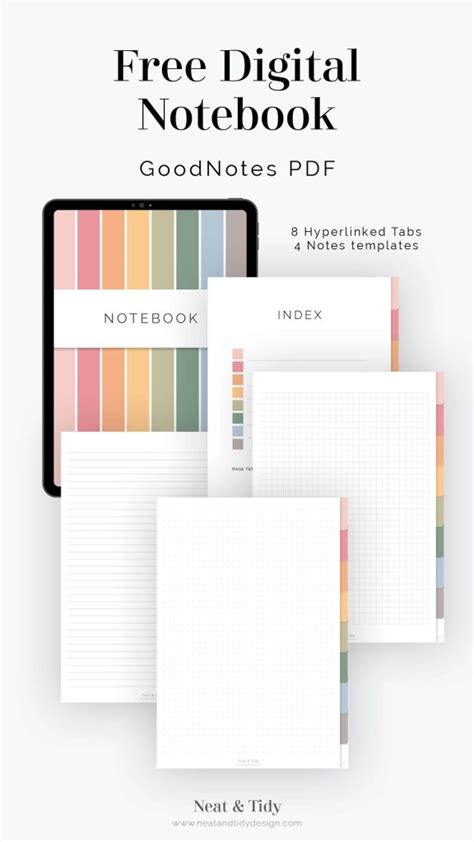 Digital notebook template free.  There are free digital notebooks, digi...