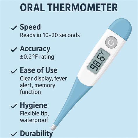 Digital thermometer oral.  Learn about different types and compare them with...