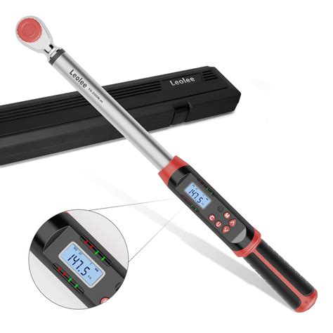 Digital torque wrench calibration tool.  Easy-to-read and adjust torque wrenches, lo...