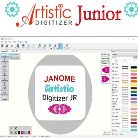 Digitizer jr software free download.  The Janome Digitizer Jr Embroide...