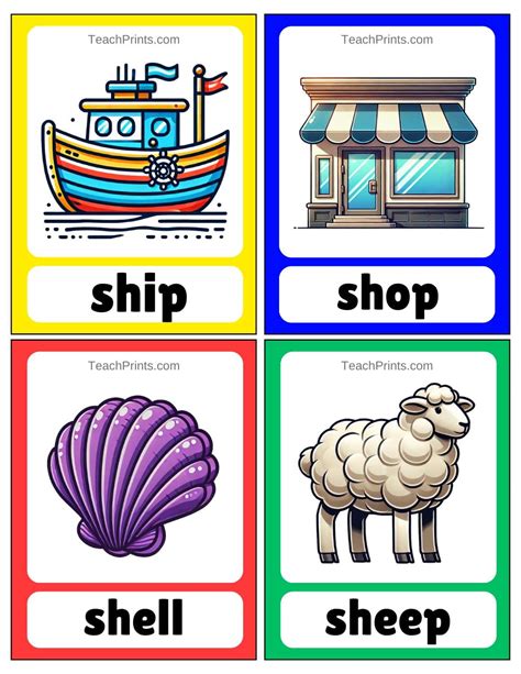 Digraph word flashcards.  All the flashcards are designed to be printed onto regular US ...