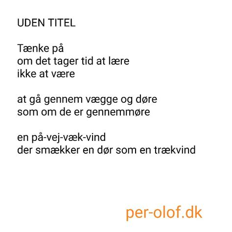 Digte uden rim.  Digtes dimensioner: Digtets lyd M&aring;den et digt lyder p&aring; h&aelig;nger ...