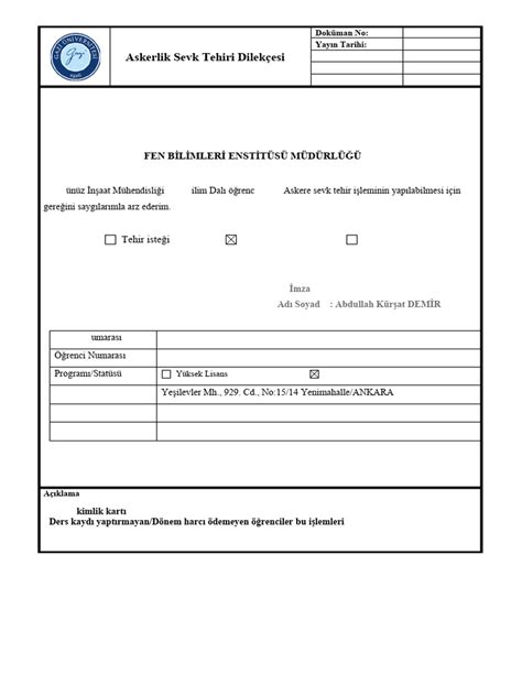 Dilekçe PDF PDF Scribd.