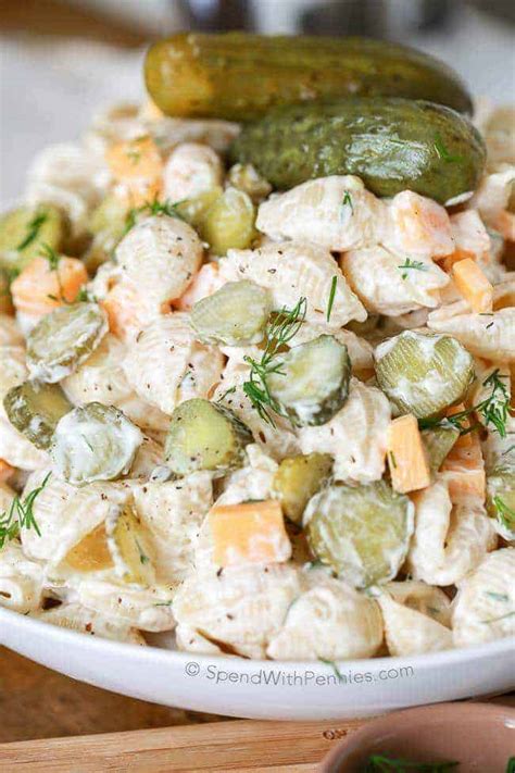 Dill Pickle Pasta Salad Recipe Best pasta salad, Dill ... - Pinterest