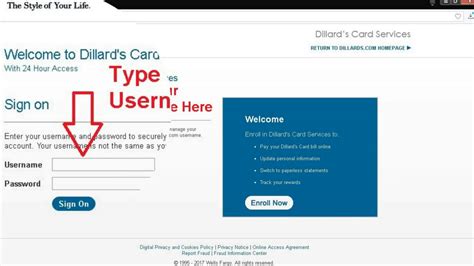 This notice only applies to Dillard's Credit Card Accounts and Dillard's American Express Card Accounts. Other Wells Fargo accounts are covered by different privacy notices received in connection with those ... Any account holder may express a privacy preference on behalf of the other joint account holders • If you limit sharing with .... 