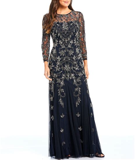 Belle Badgley Mischka Elynne Asymmetrical Hem Halter Neck Sleeveless Bow Tie Back Detail Midi Gown. $219.00. ( 8) 1. 2. 3. Shop for black formal gowns at Dillard's. Visit Dillard's to find clothing, accessories, shoes, cosmetics & more. The Style of Your Life.