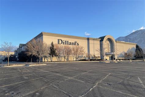Feb 22, 2022 · The company is opening a 160,000-square-foot location at University Place in Orem, Utah, in mid-March, replacing a 200,000-square-foot store in Provo Towne Centre. ... Dillard’s reported a 37% ... . 