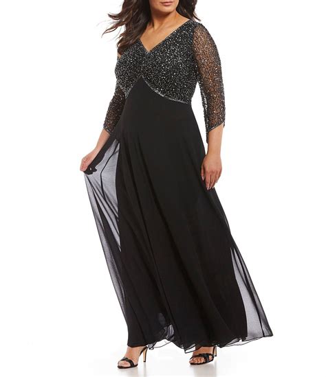 Dillards plus size womens. CeCe Plus Size Sequin Cold Shoulder Long Sleeve Shift Dress. Permanently Reduced. Orig. $129.00. Now $45.15. Plus. Only size 3X available. Shop our Sale & Clearance plus size women's dresses for daytime casual, cocktail evening and black-tie formal events. 