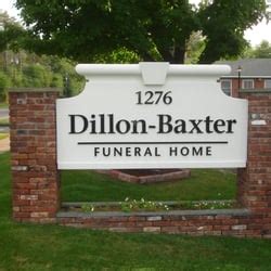 Dillon-Baxter Funeral Home provides complete funeral services to the local community. Who We Are. Our Story; Our Staff; Our Location; Additional Info; Contact Us; Directions; ... Wethersfield, Connecticut 06109 P: 860-436-3735 Visit the Website . The Flower Box 580 Silas Deane Hwy Wethersfield, Connecticut 06109* P: 860-529-6843. 