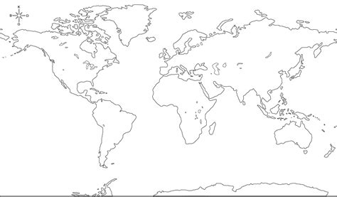 Dilsiz dünya haritası