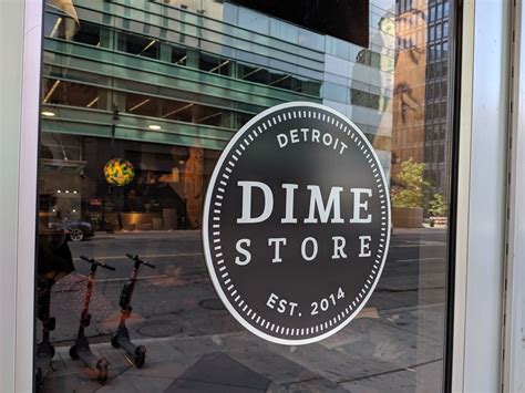 Dime store detroit. Jul 26, 2023 · The Dime Store opened its first location at Fort and Griswold streets in downtown Detroit in 2014. Find out what's happening in Rochester-Rochester Hills with free, real-time updates from Patch ... 