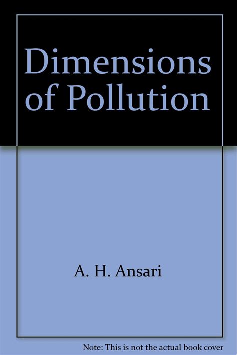 Dimensions Of Pollution Volume I
