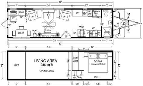 Dimensions of Tiny Houses: Layouts & Guidelines …