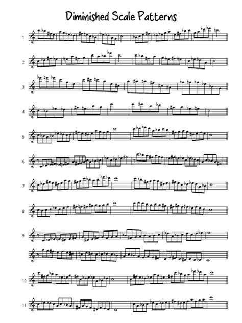 Diminished scale patterns pdf.  A jazz improvisation practice handbook for mastering...
