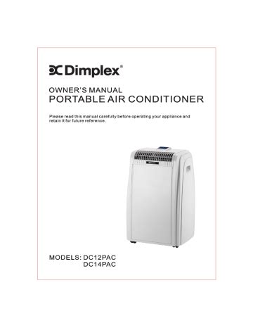 Dimplex 35kw portable air conditioner manual. - Reacties op rechtsbescherming in twee dienstverlenende organisaties.