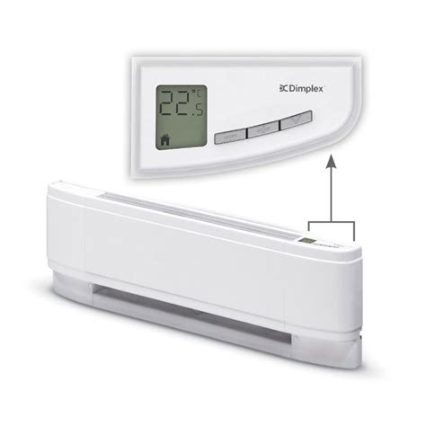 Connex, 2500W, 240V, 60, white, wireless baseboard heater, energy efficient, built-in electronic thermostat, maintains precise room temperature for maximum comfort & energy savings, adapts to maintain better comfort, active temperature, compatible with wireless temperature controls or wall mounted controllers, 42percent shorter than traditional .... 