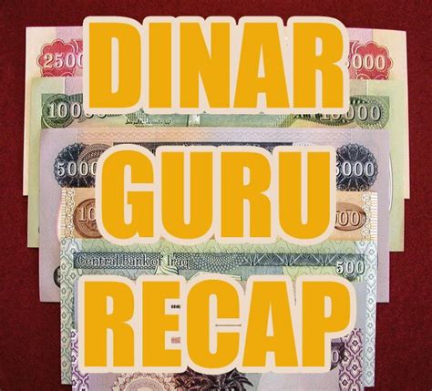 Oct 19, 2023 · Note From Dinar Recaps: To our newest readers,