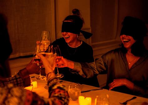 Dine in the dark. Now in its fourth year, Dine in the Dark challenges people across Ireland to dine blindfolded to raise awareness and vital funds for life transforming sight ... 